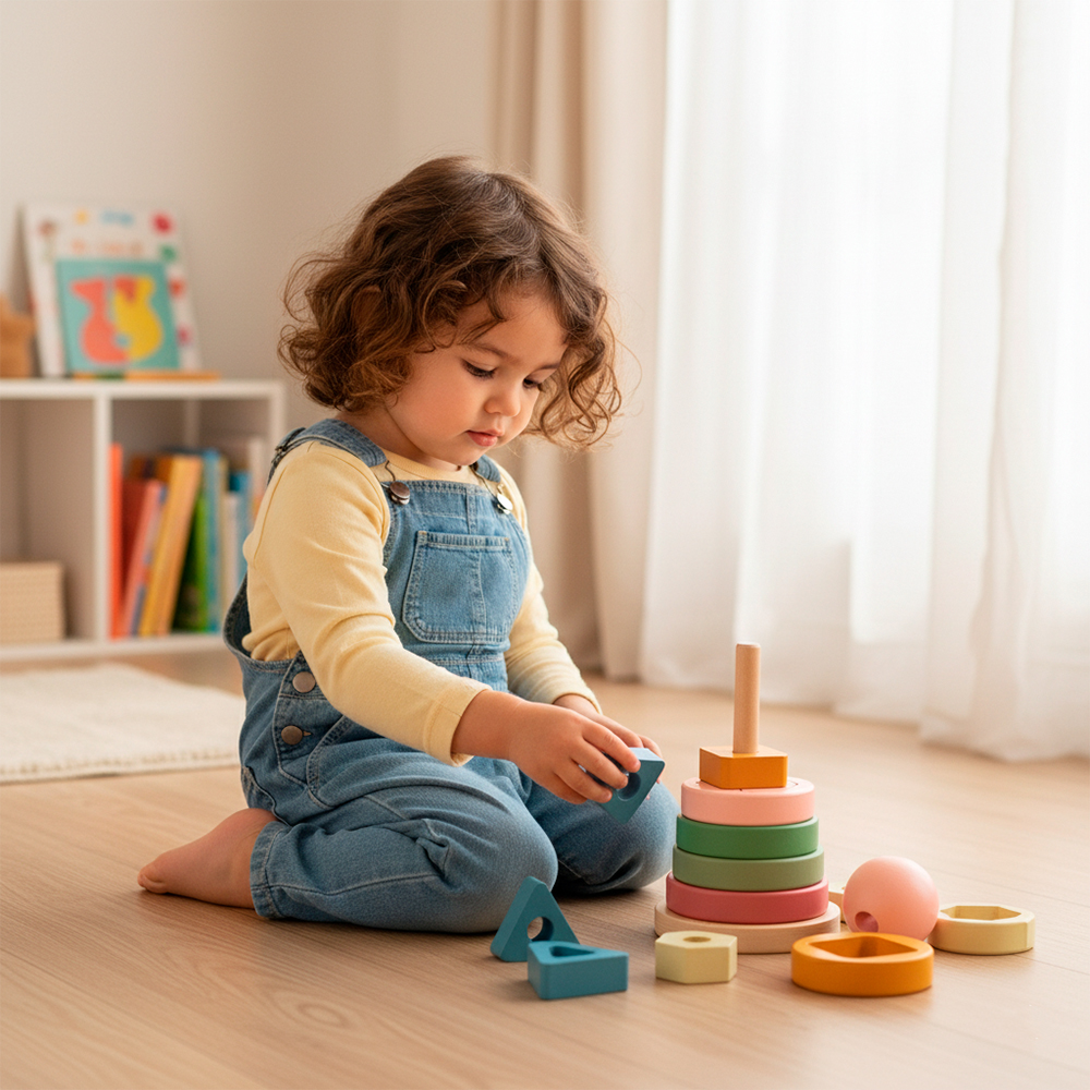 Phoohi Shape Stacker PH05K085 Brinquedo Educativo