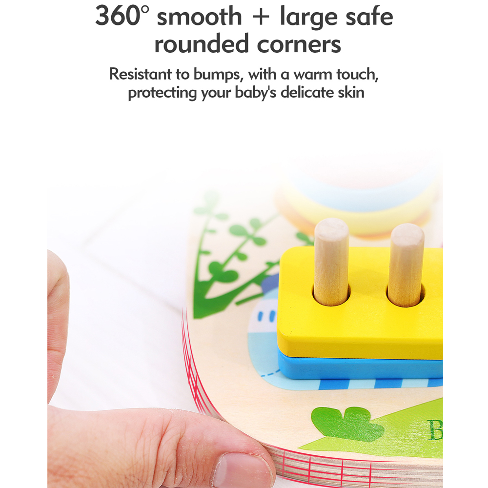 Quebra-cabeça Engrenagens Boby Madeira Classificação Animais