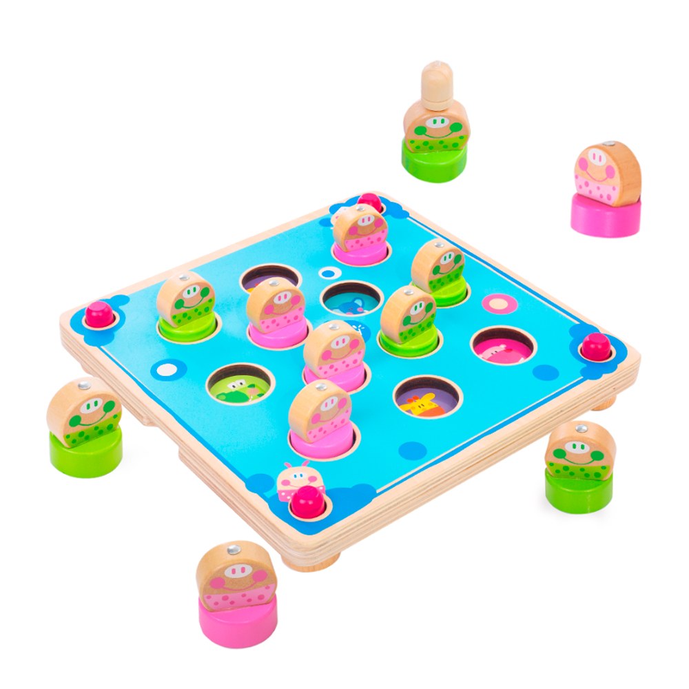 Jogo Magnético de Pesca e Memória Boby Peças em Madeira