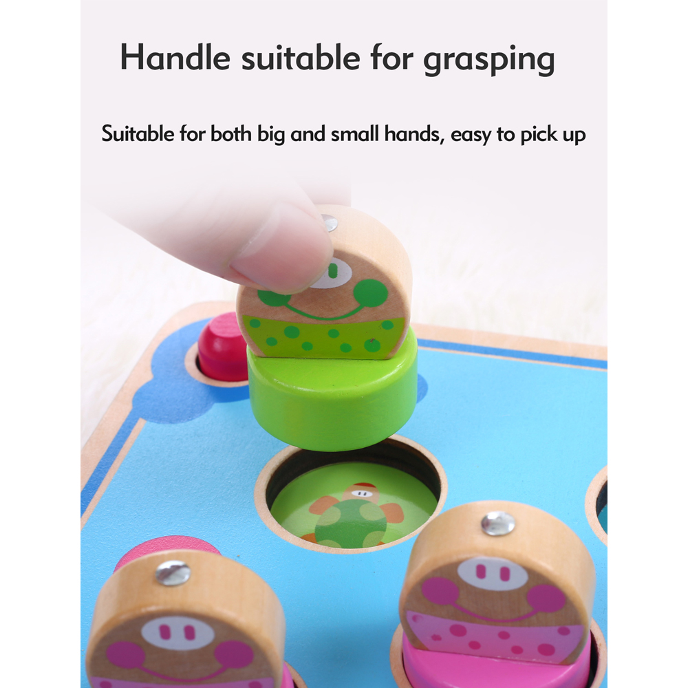 Jogo Magnético de Pesca e Memória Boby Peças em Madeira