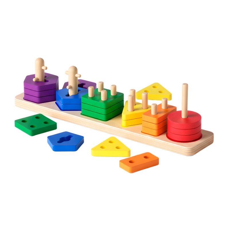 Quebra-cabeça Boby Encaixe Formas Geométricas Classificação