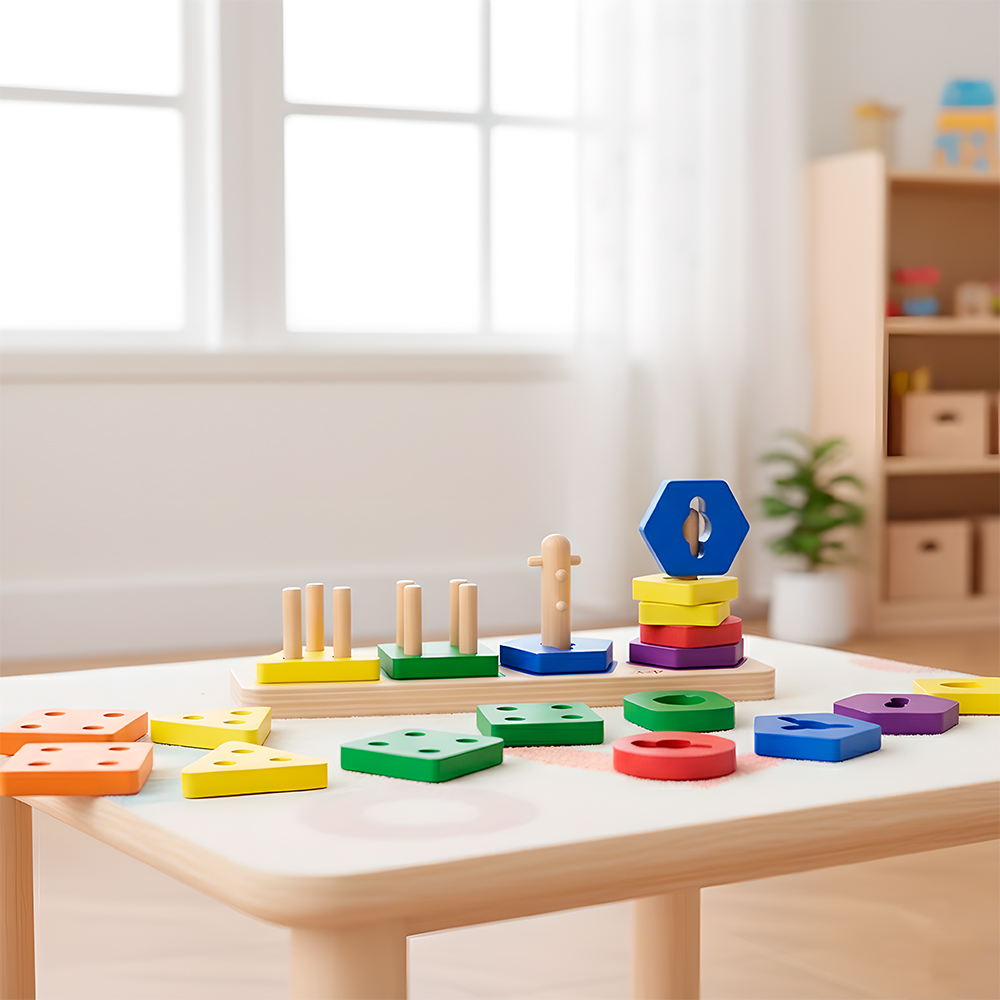 Quebra-cabeça Boby Encaixe Formas Geométricas Classificação