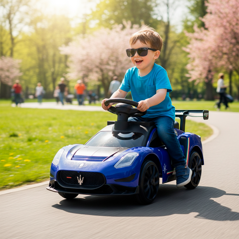 Xiamen Maserati GT2 Azul Carrinho Empurrar Infantil