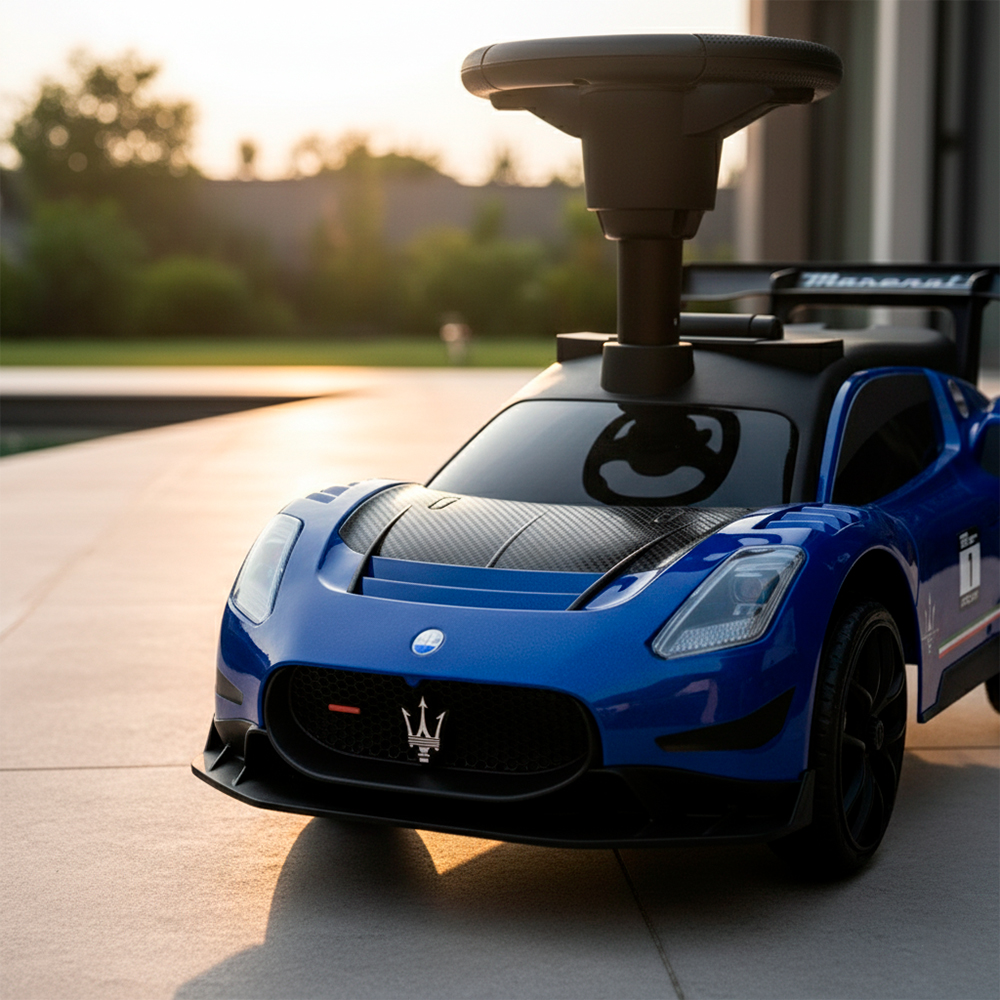 Xiamen Maserati GT2 Azul Carrinho Empurrar Infantil