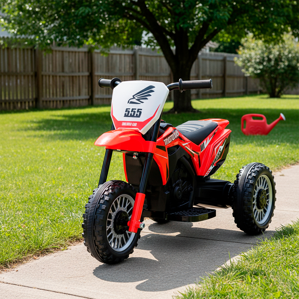 Mini Moto Elétrica Infantil Xiamen 6V Vermelha CMSHJ7011