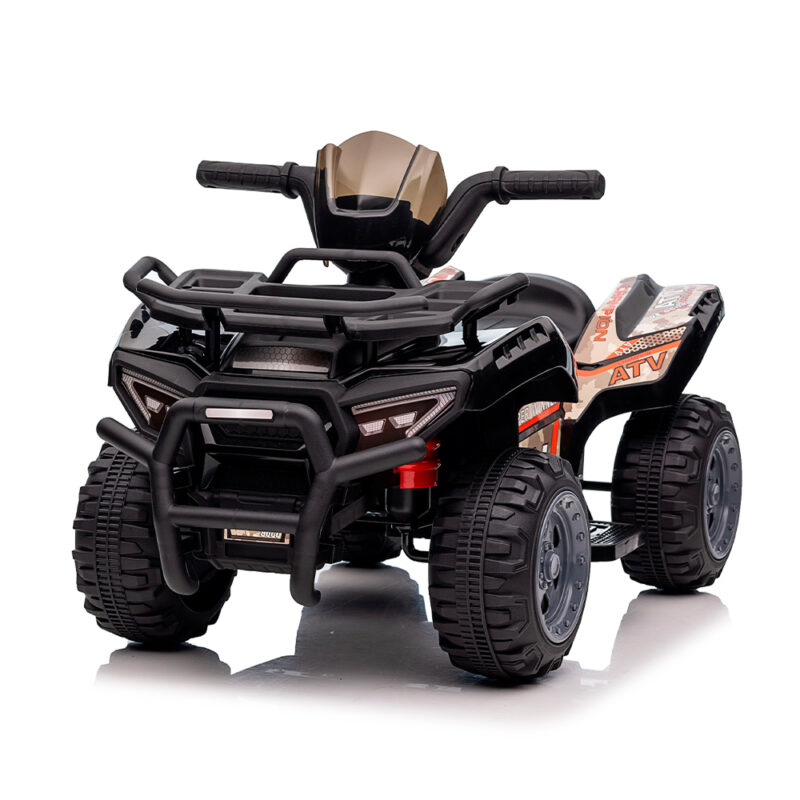 Quadriciclo Elétrico Xiamen Preto Passeio Criança 4 Roda