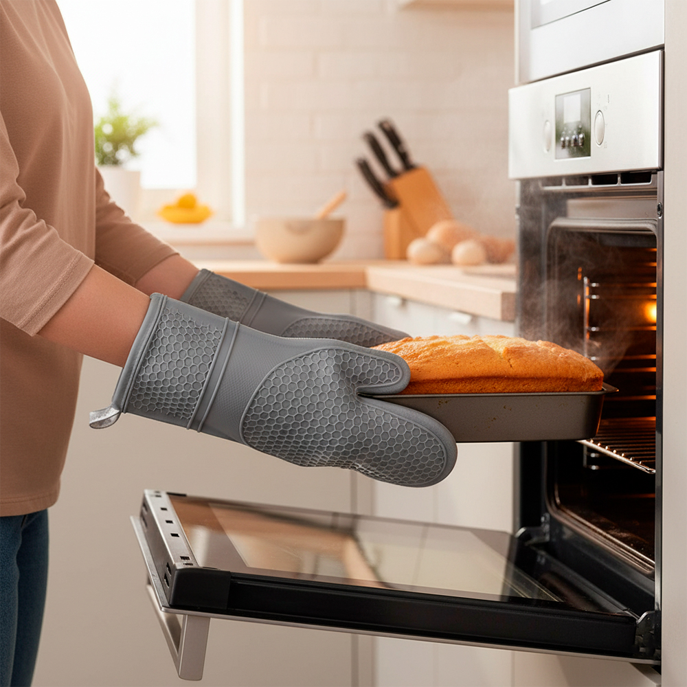 Luvas de Forno Life Extra Longas em Silicone