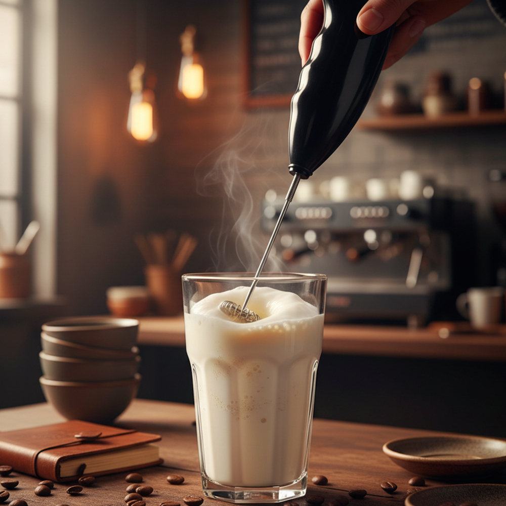 Hoping Mini Mixer Elétrico Café Leite Shakes Cappuccino