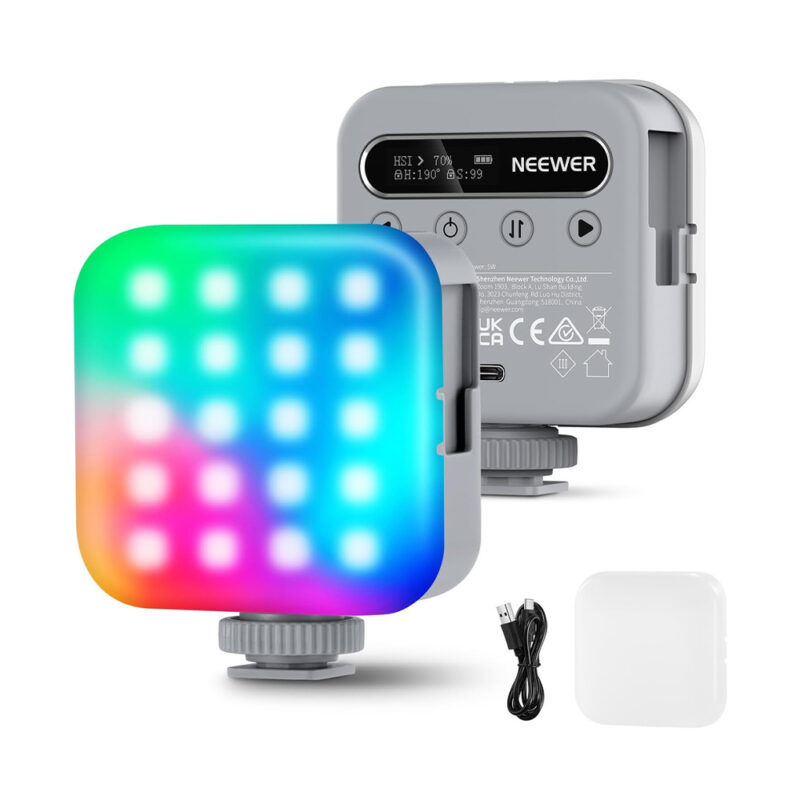 Luz LED Neewer BL60C 60W pra Vídeo e Estúdio Montagem Bowens