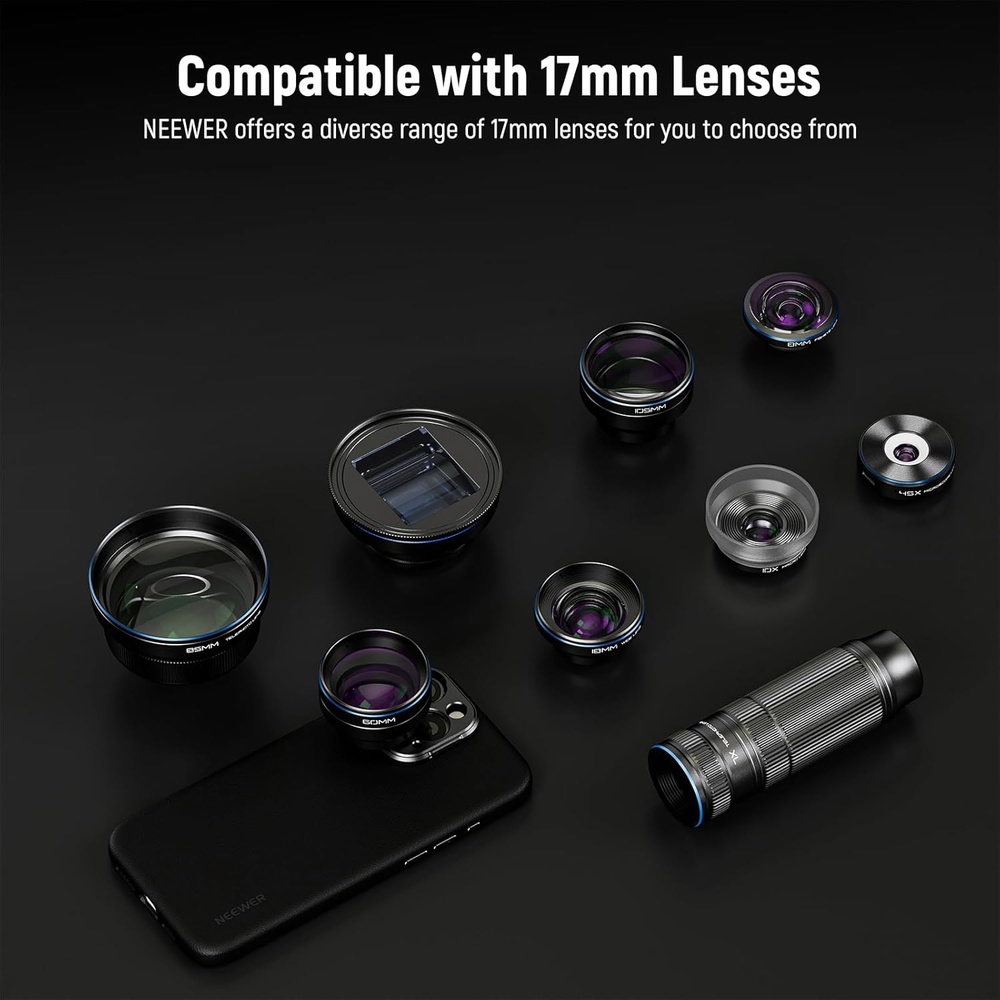 Capa Neewer iPhone 16 Pro Max Preta Antishock Proteção Extra