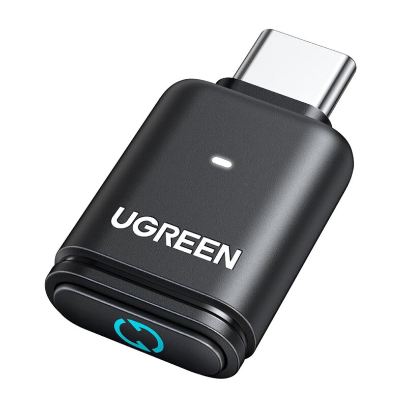 Transmissor Bluetooth Ugreen Usb C Ps5 Áudio Baixa Latência