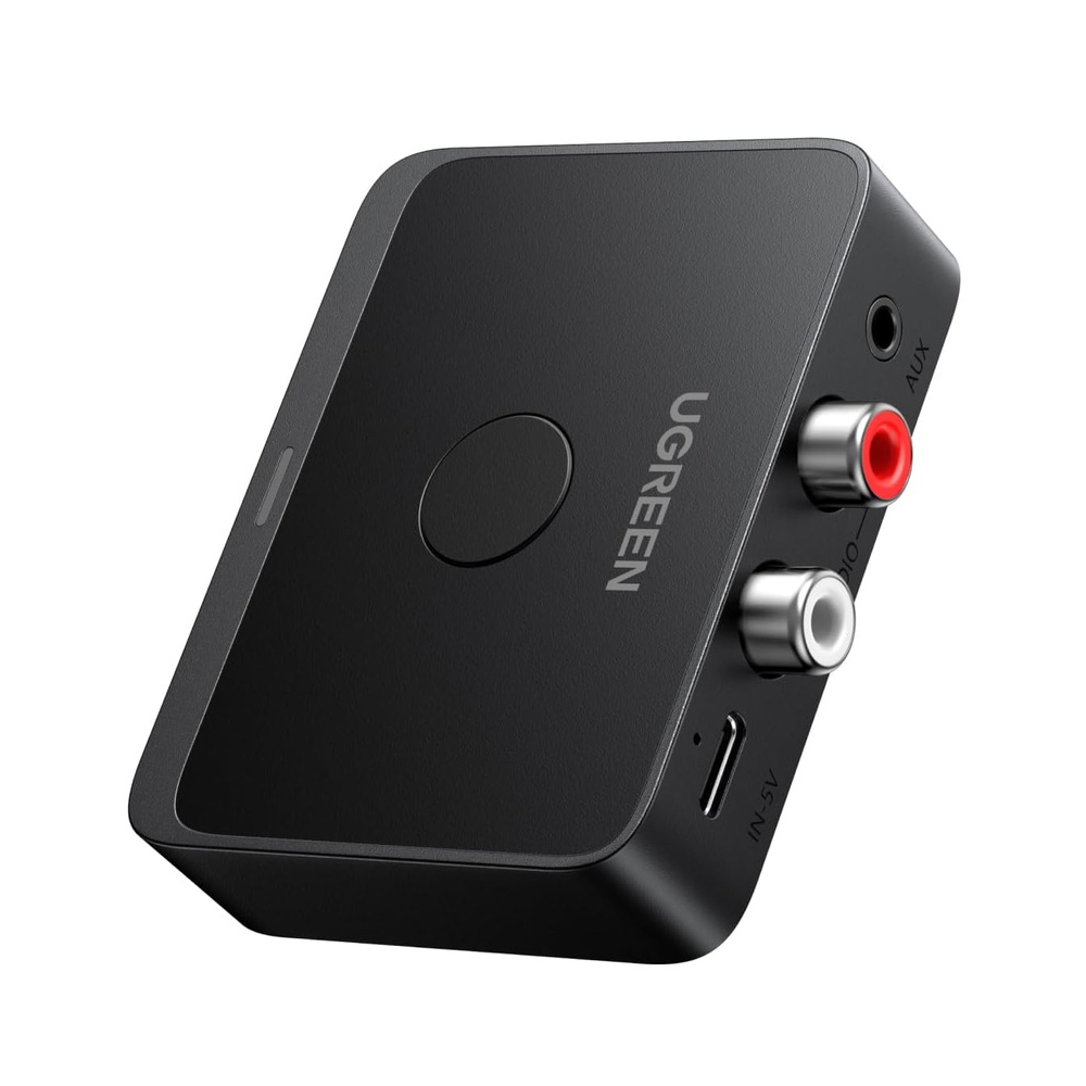 UGREEN Receptor Bluetooth 6.0 Hi-Res Áudio Estéreo 3,5mm RCA