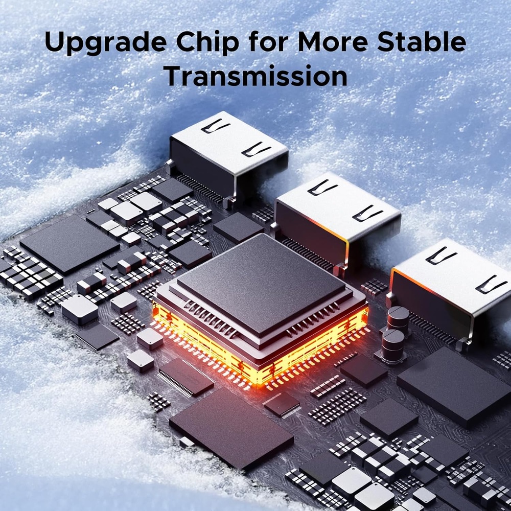 UGREEN Seletor HDMI 3x1 4K 60Hz Controle Ps5 Xbox Plug Play