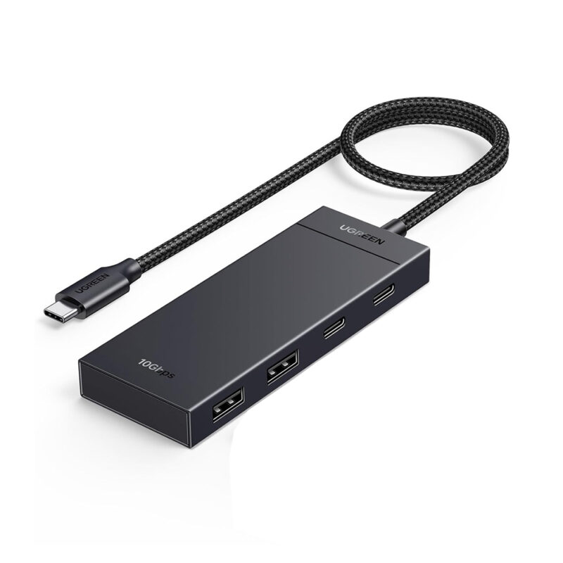 Hub Usb C Ugreen CM806 10Gbps USB-C/A 3.2 Gen2 Multiportas