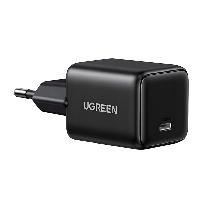 Carregador USB-C Ugreen 30W GaN PD QC4 Carregamento Rápido