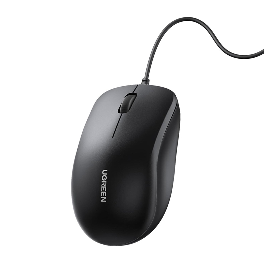 Mouse com Fio USB Ugreen Silencioso 1200 DPI 3 Botões p/PC