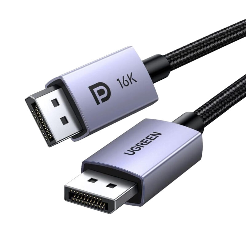Cabo DisplayPort 2.1 Ugreen 16K 1M Monitor Gamer PC 4K 8K