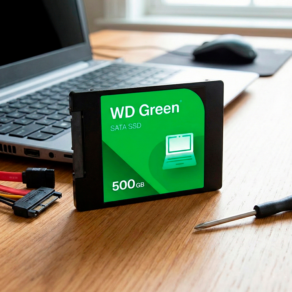 SSD WD Green 500GB SATA III 2.5 Interno Para PC e Notebook