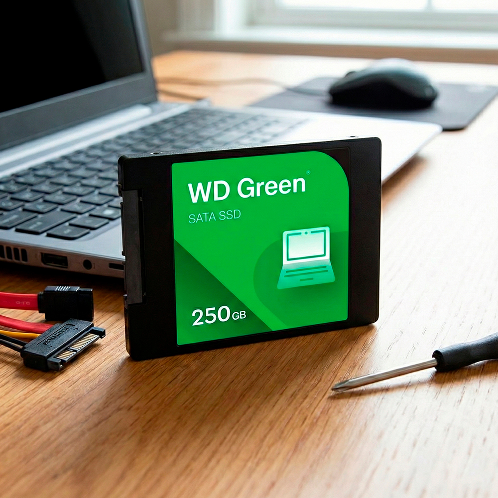 SSD WD Green 250GB Interno 2.5 SATA III Para PC e Notebook