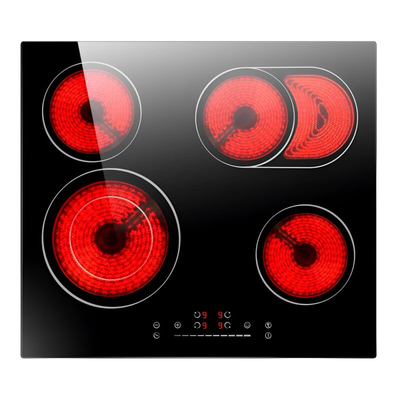 Cooktop Fogão Elétrico Life 4Bocas 220-240V Preto
