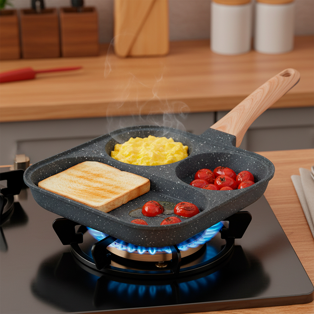 Frigideira Synmore 3 Ovos Alumínio Die Cast Antiaderente