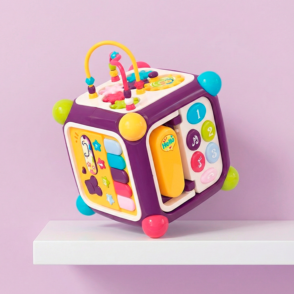 Life Cubo Caixa de Atividades Sensoriais Montessori Criança