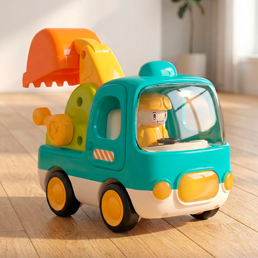 Life Escavadeira Infantil Brinquedo de Construção p/Criança