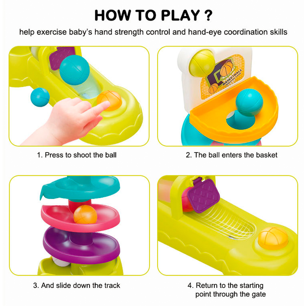 Torre de Basquete Life Interativa Espiral Brinquedo Infantil