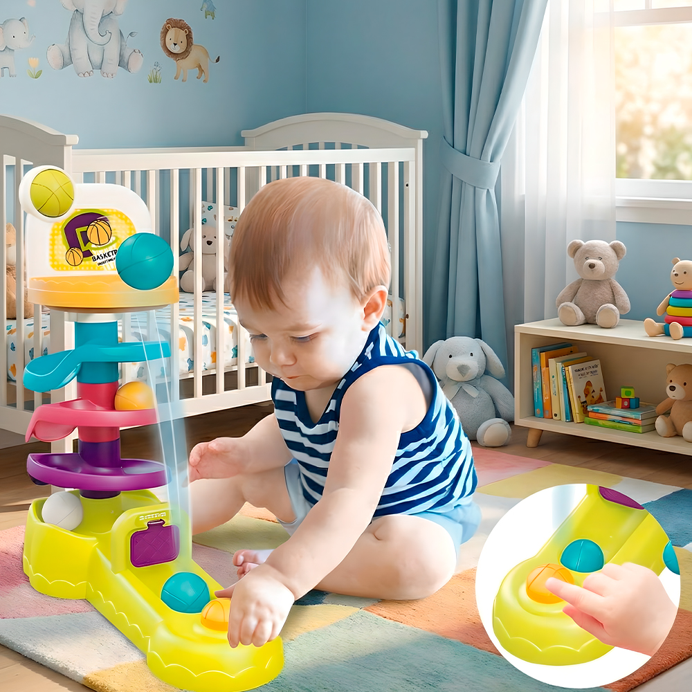 Torre de Basquete Life Interativa Espiral Brinquedo Infantil