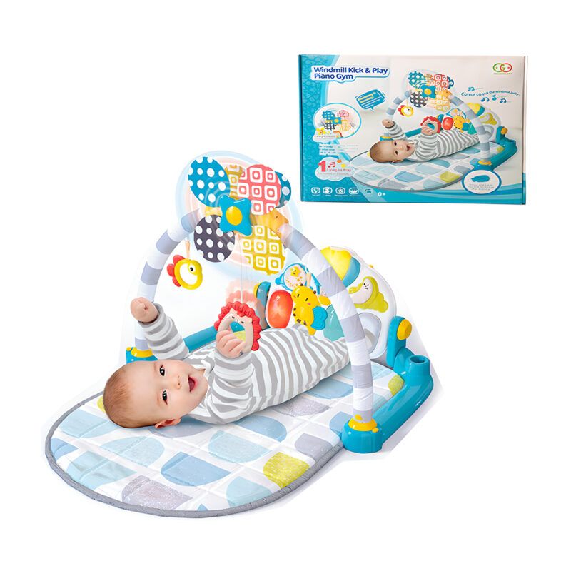 Life Tapete de Atividades Interativo p/Bebês com Brinquedos