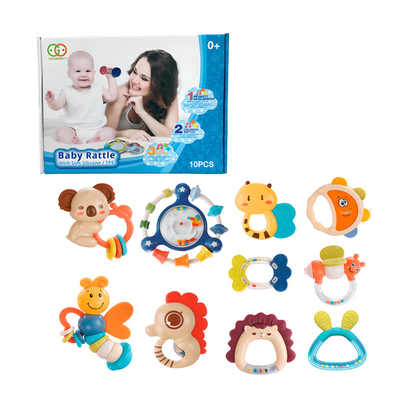 Goodway Kit Chocalhos Criança 10 Peças Brinquedo Criança