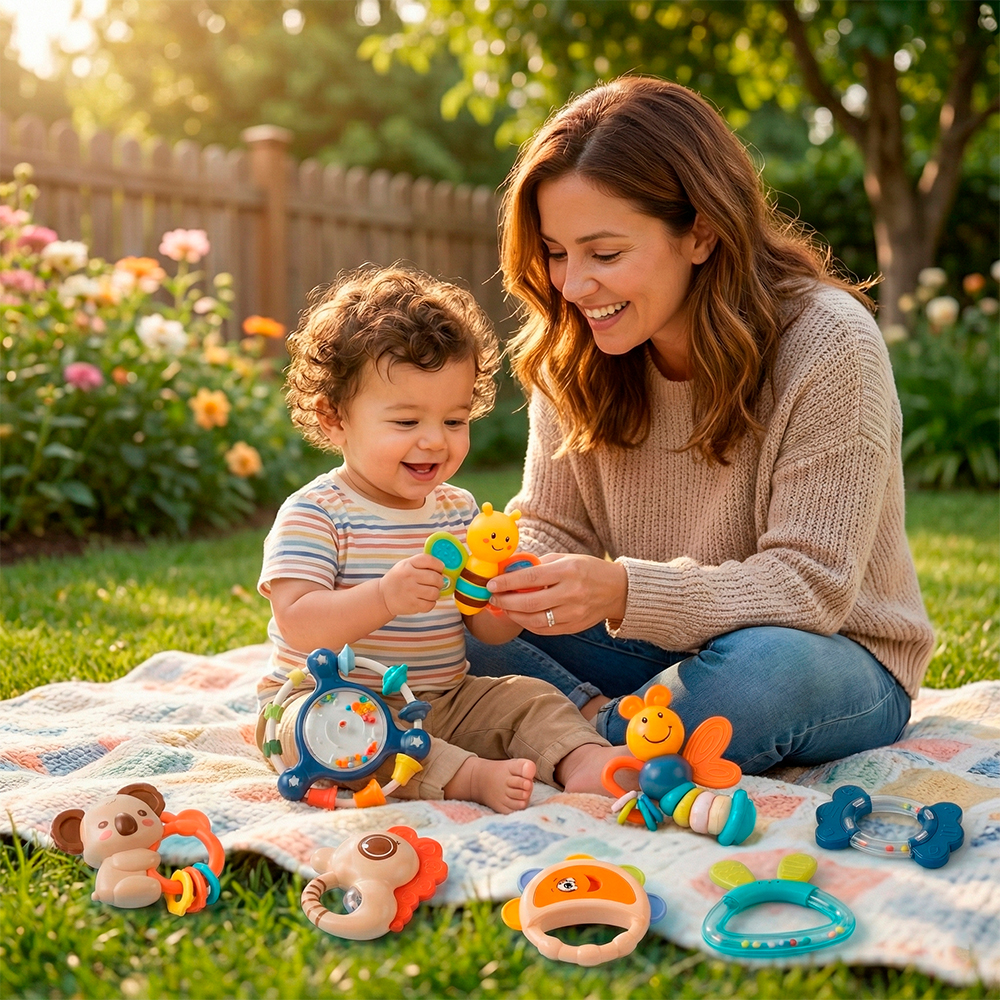 Goodway Kit Chocalhos Criança 10 Peças Brinquedo Criança