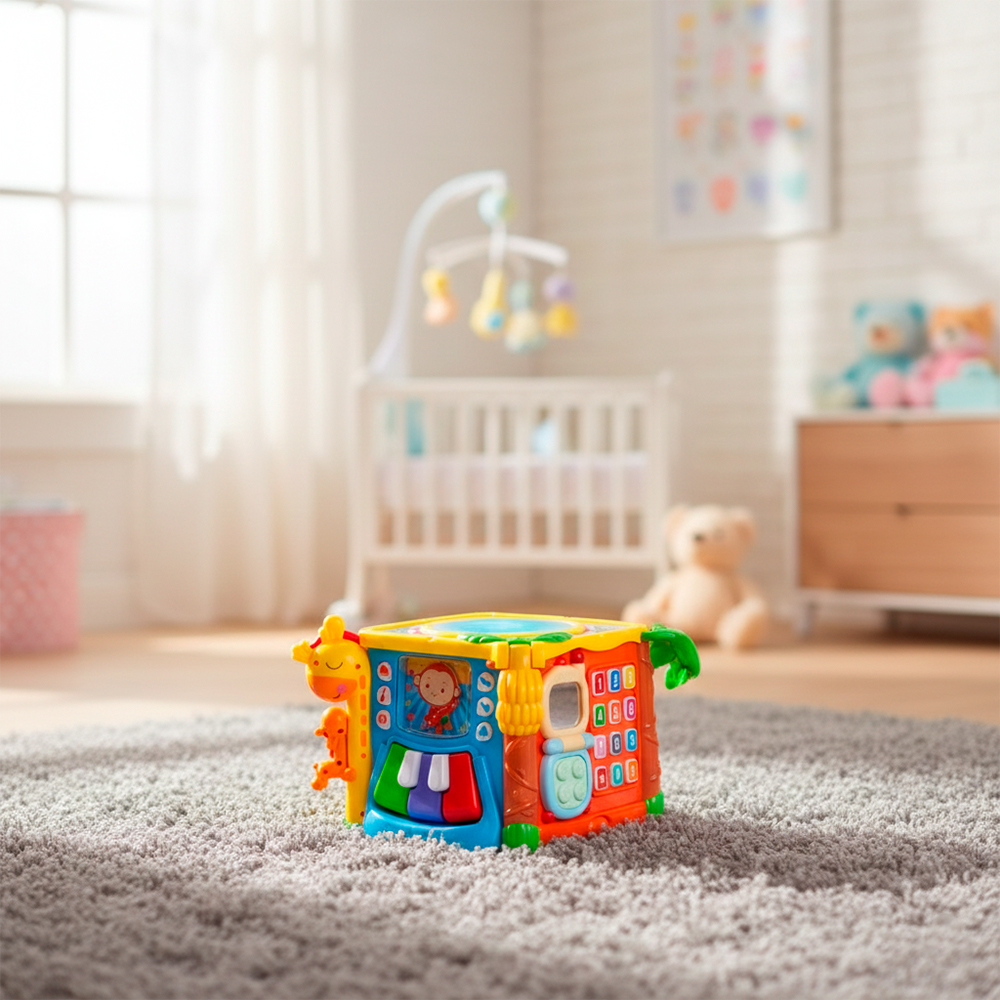 Life Cubo de Atividades Bebê Brinquedo Educativo Musical
