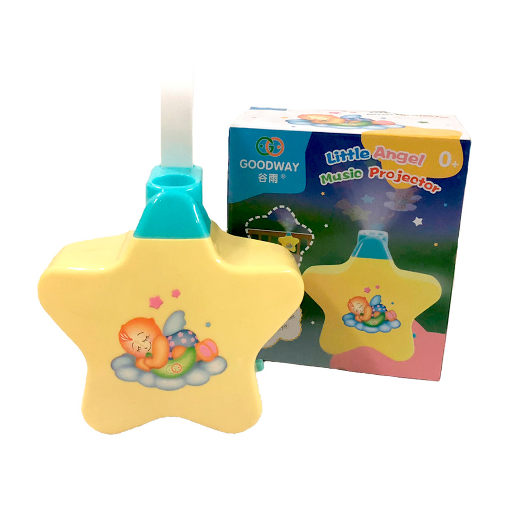 Projetor Musical Life 8661 Luzes Estrelas Brinquedo p/Bebê