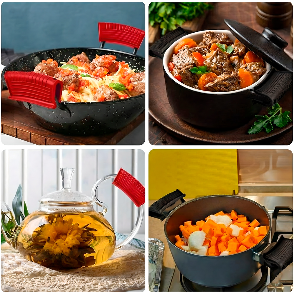 Pegador de silicone para cabo de panela Life