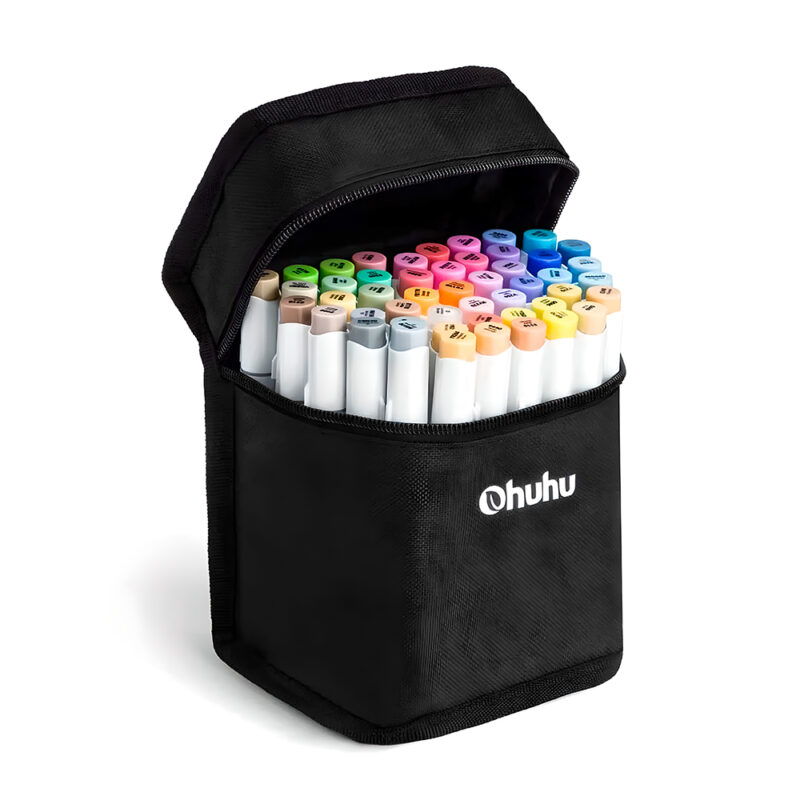 Ohuhu Honolulu 48 Marcadores Álcool Ponta Dupla Artistas