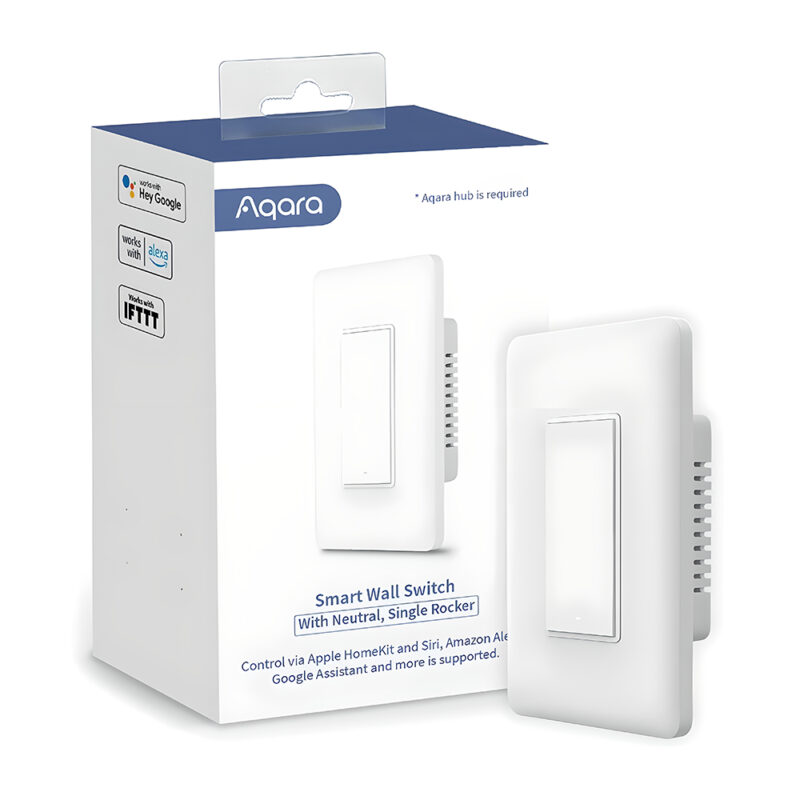 Interruptor Parede Inteligente Aqara WSUSC03 1Tecla c/Neutro