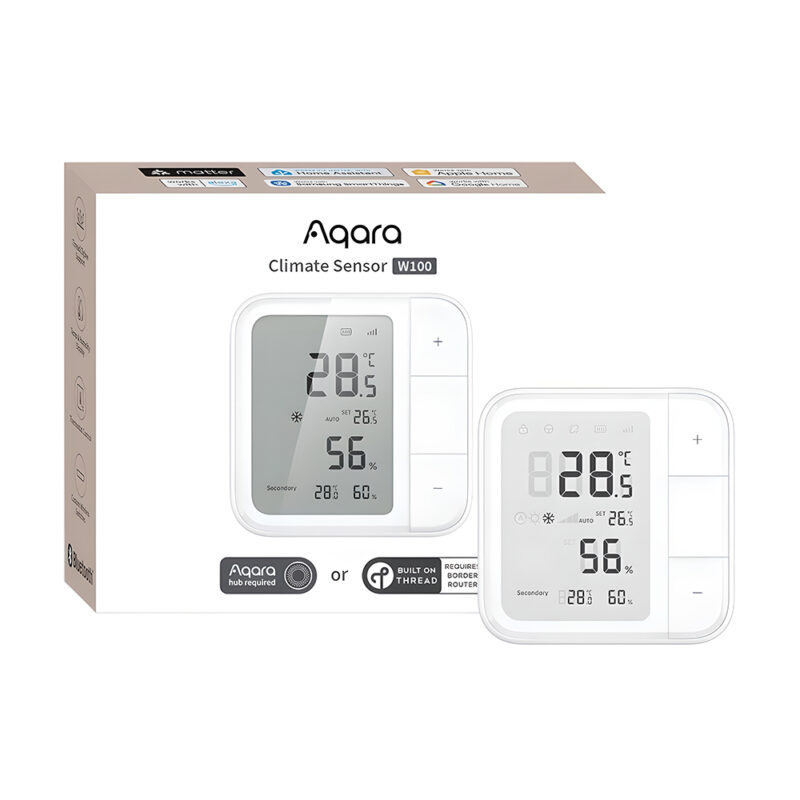 Aqara Sensor Clima Smart W100 Temperatura Umidade Zigbee