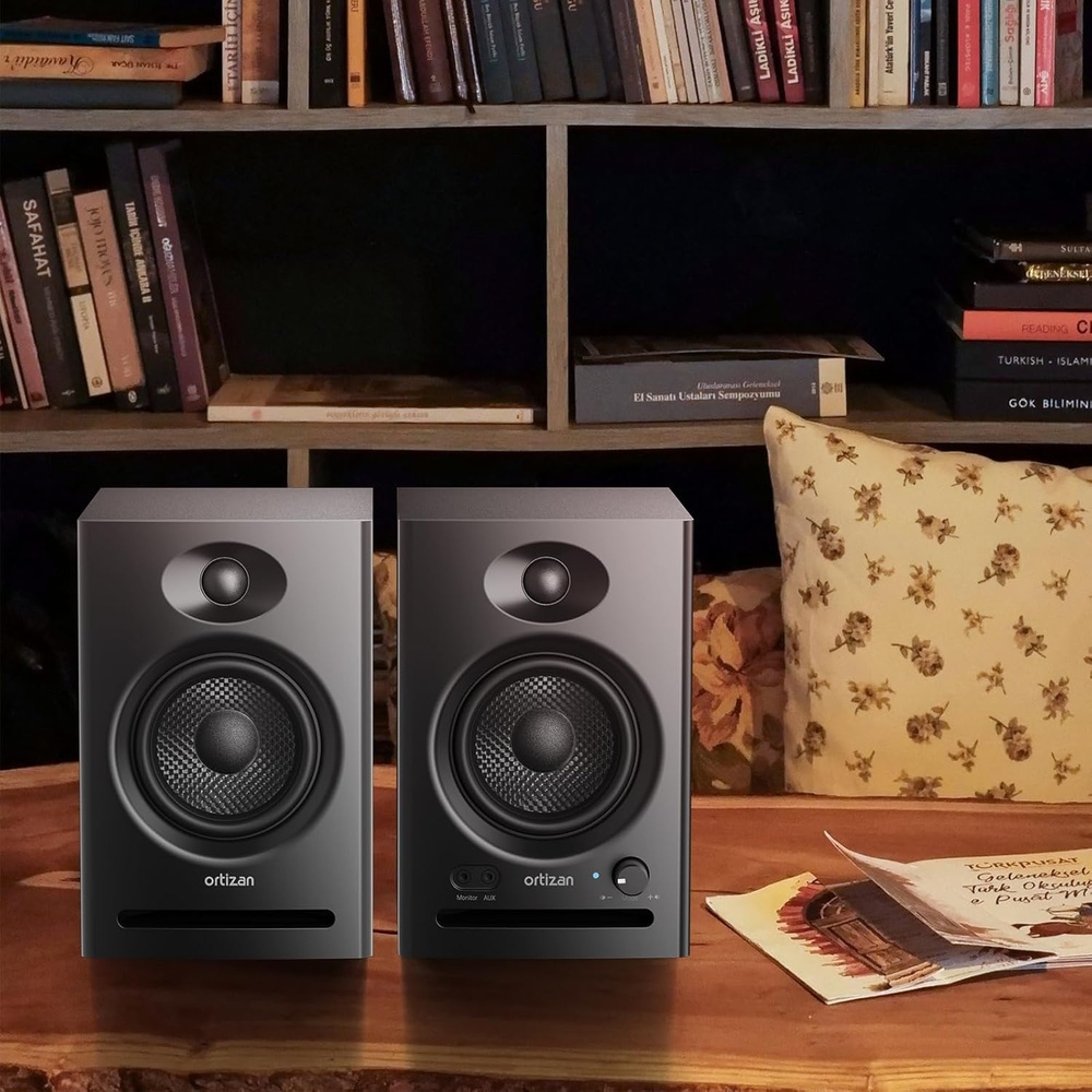 Caixas de Som Ortizan C7 Monitor Ativas 2.0 Bluetooth 5.3