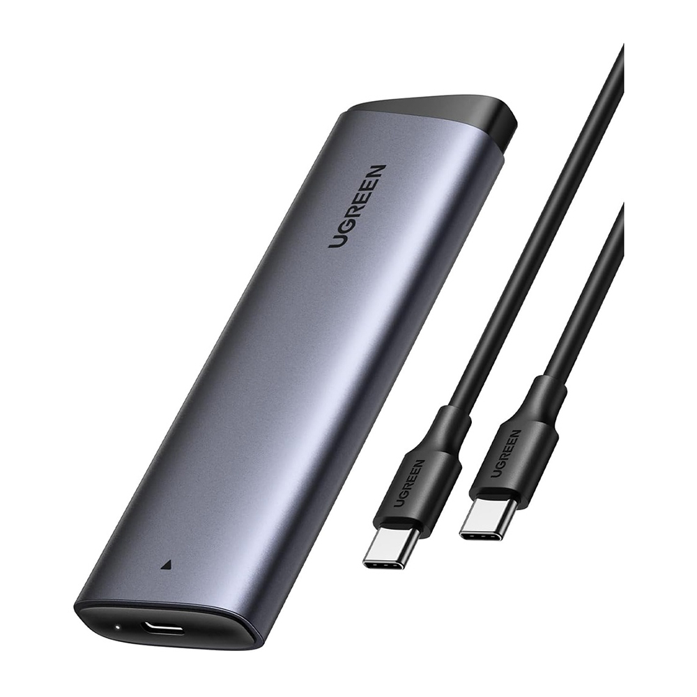 Gabinete Externo SSD M.2 NVMe Ugreen USB3.2 10Gbps Cabo UsbC