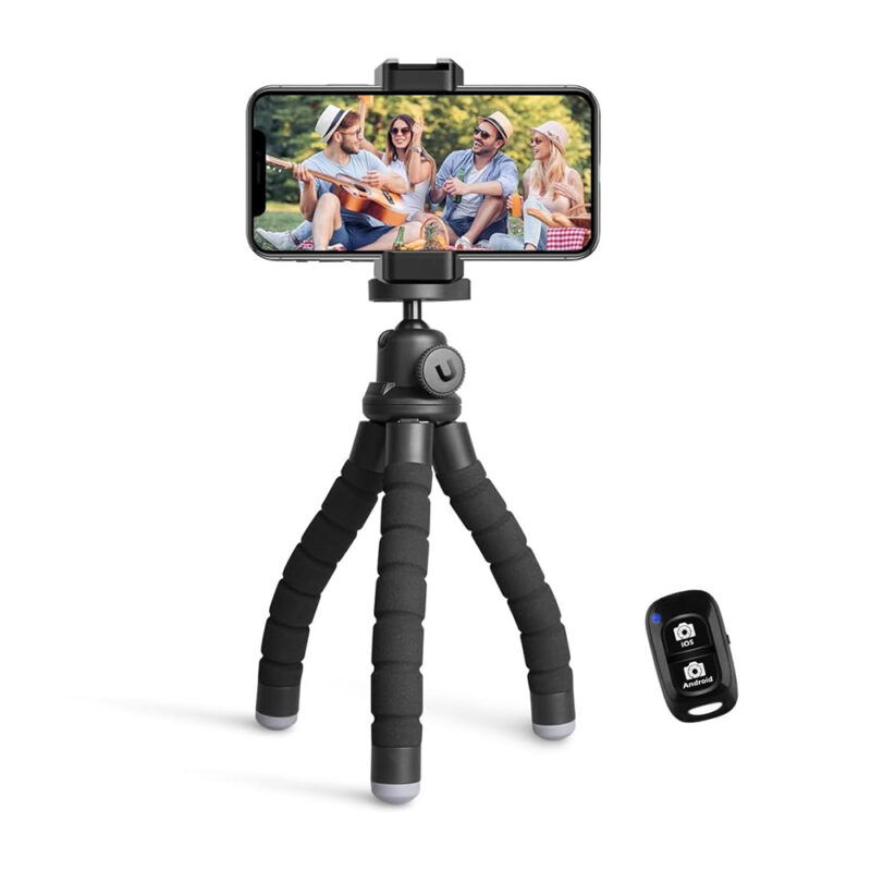 Mini Tripé Flexível Ubeesize Celular Câmera GoPro Portátil