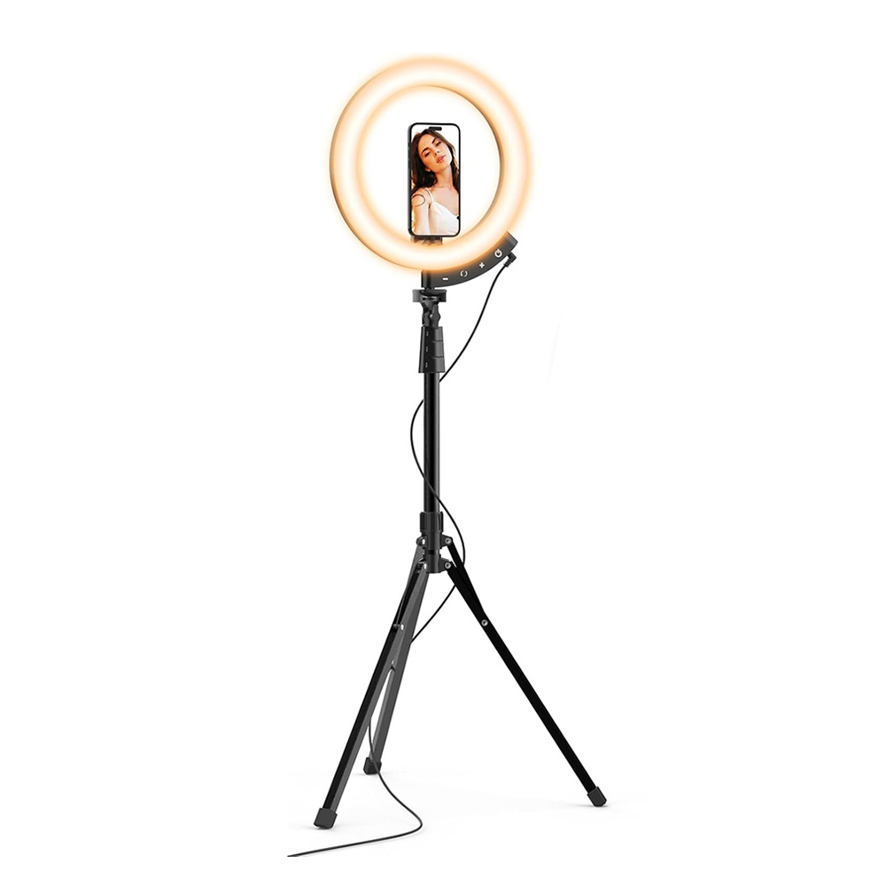 Ubeesize Ring Light 12" Tripé 62" Suporte Magnético Celular