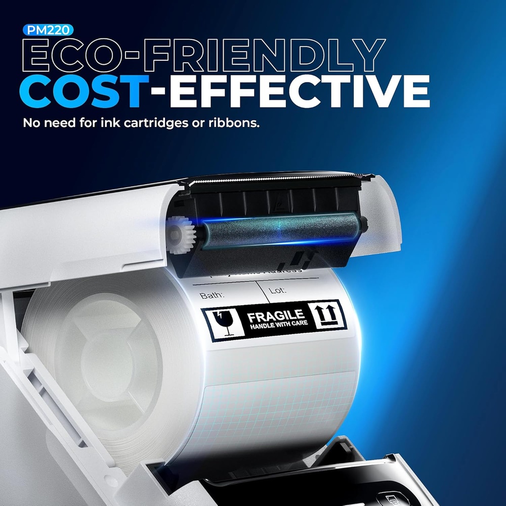 Impressora Etiquetas Térmica Nelko PM220 Bluetooth Portátil