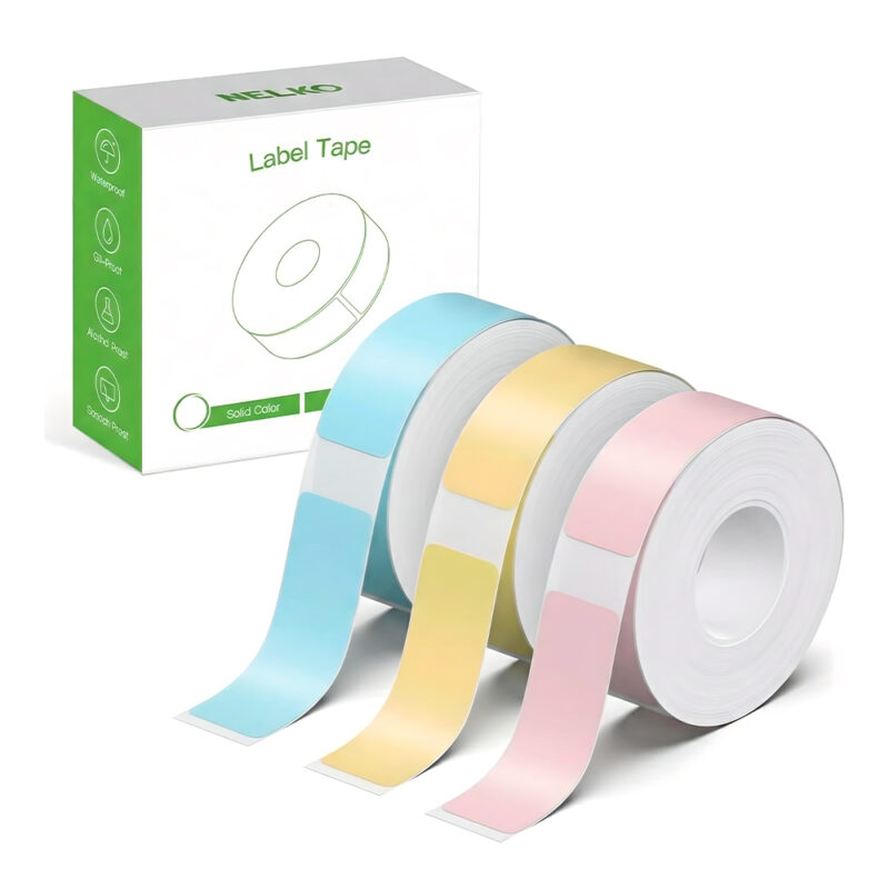 Etiqueta Térmica Adesiva Nelko P21 14x40mm Kit 3 Rolos