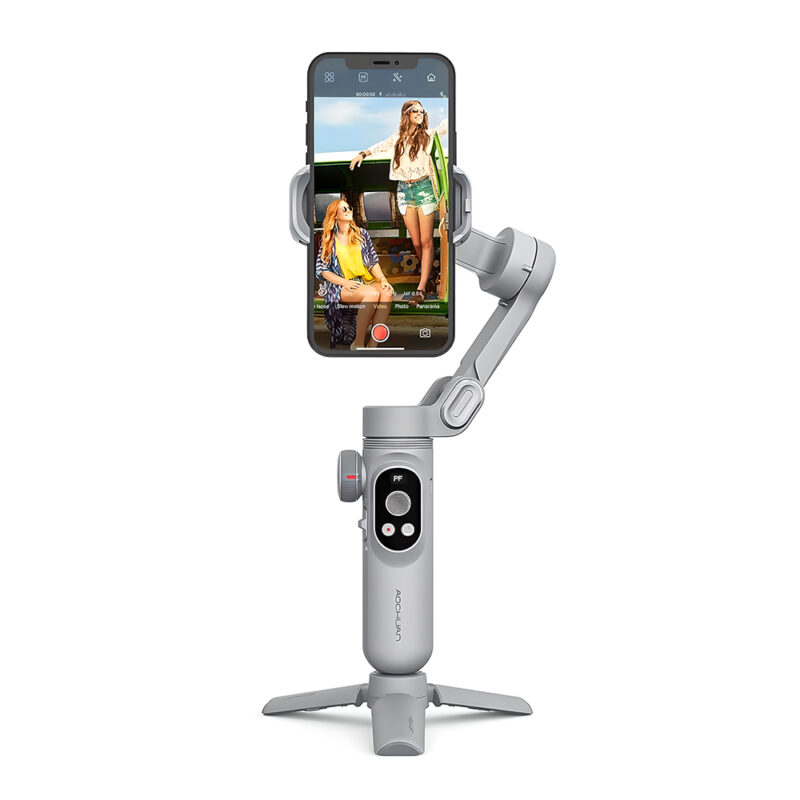 Gimbal Estabilizador 3 Eixos Aochuan Pro para Smartphone