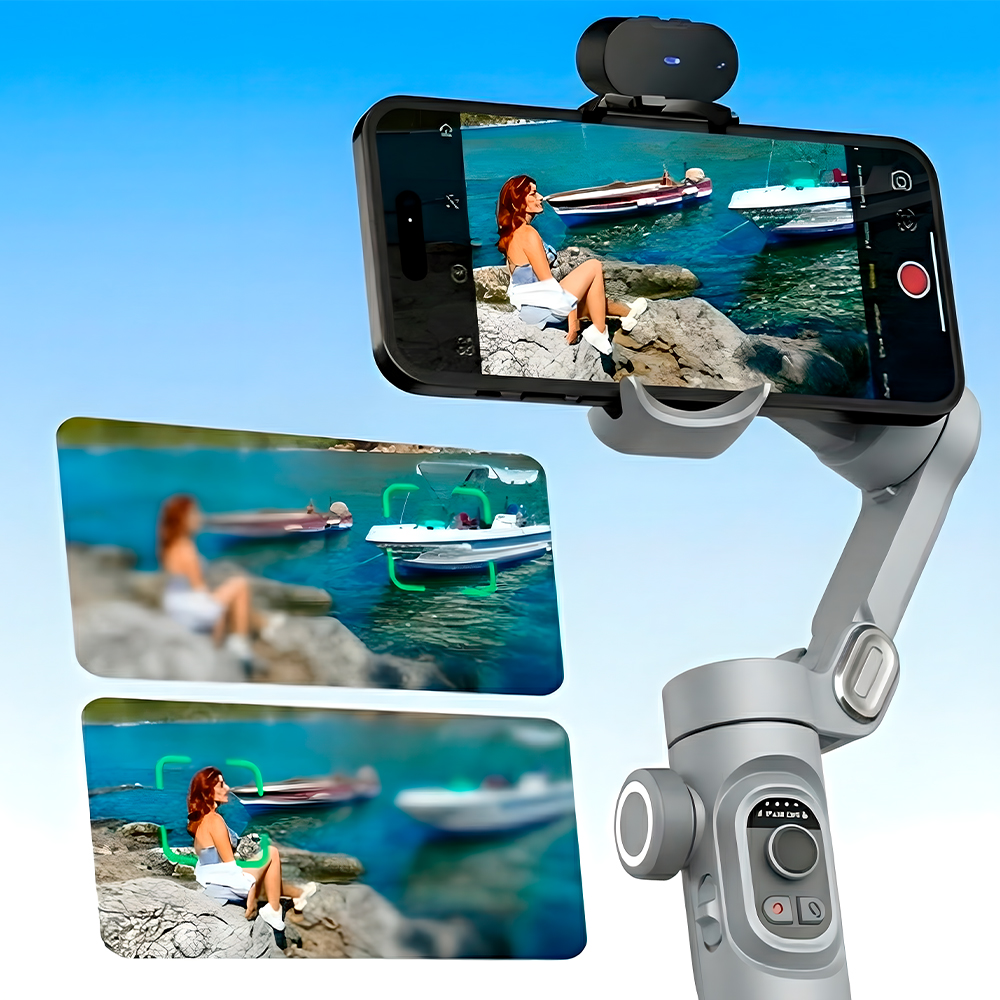 Gimbal Estabilizador 3 Eixos Aochuan Pro para Smartphone