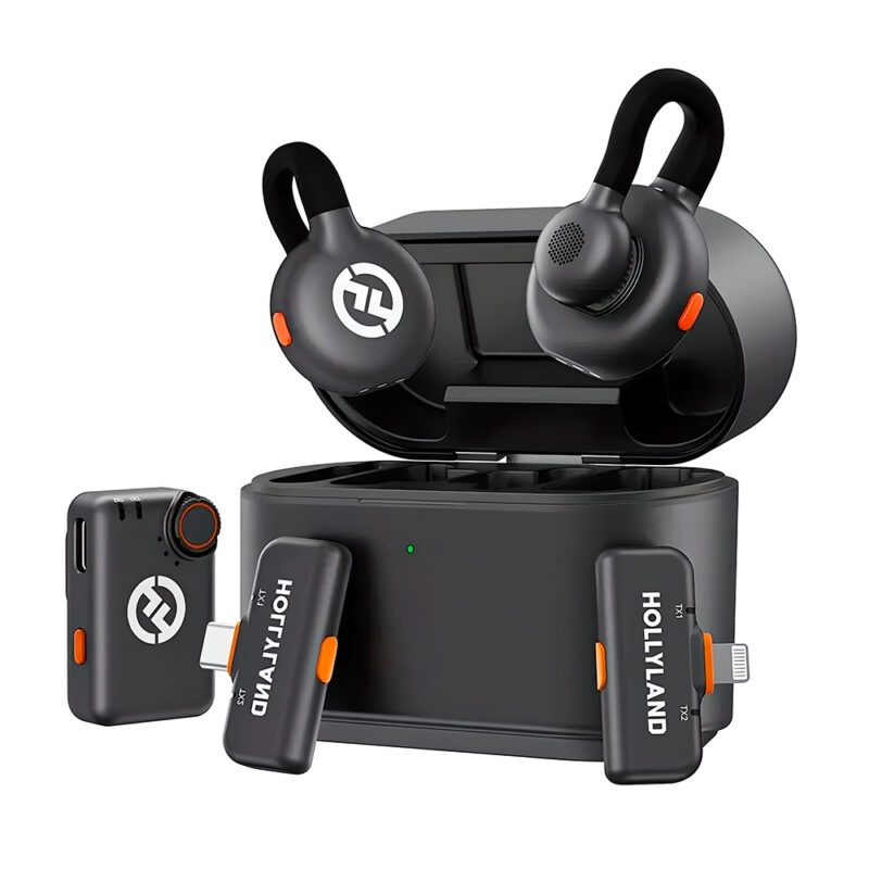 Hollyland Lark M2S Microfone Sem Fio P/ Celular Câmera Vlog