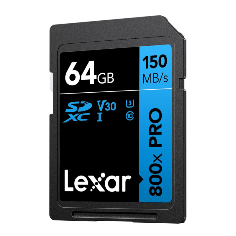 Cartão de Memória Lexar 64gb Sdxc Uhs-i 150Mbs 800x Pro V30