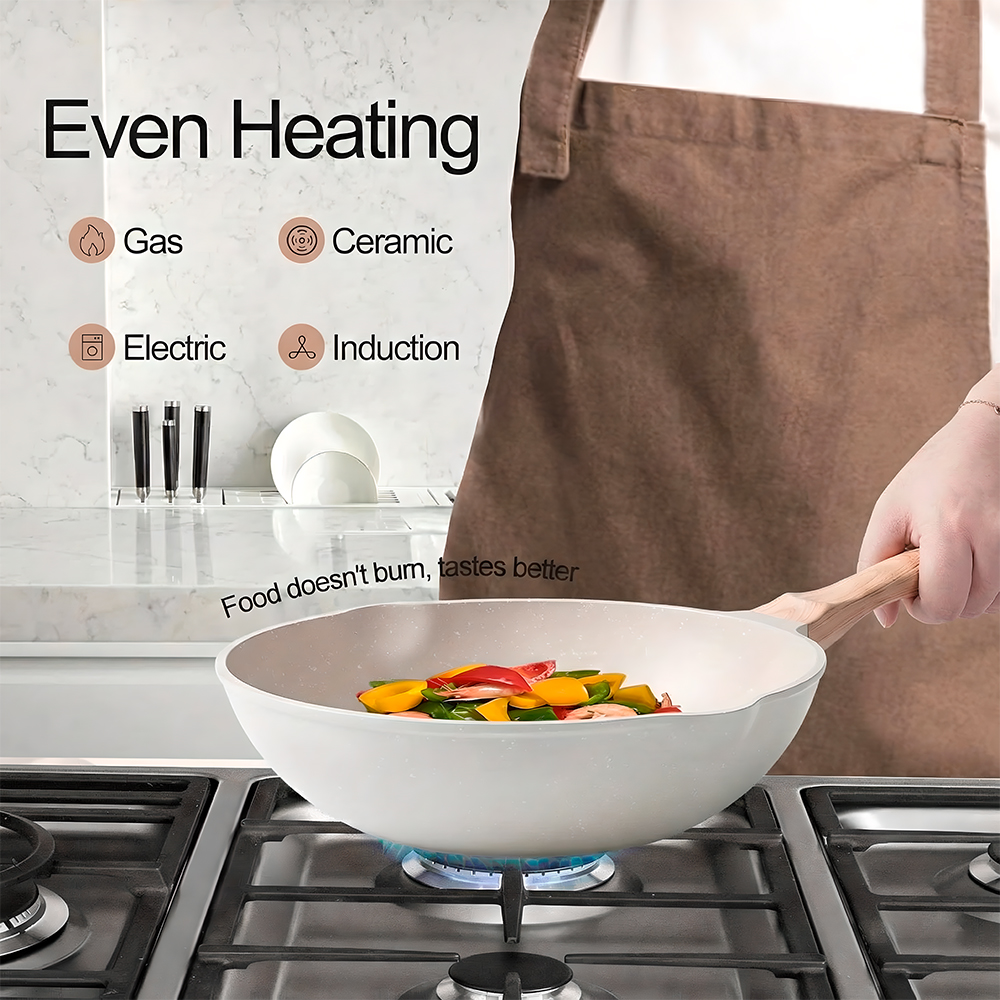 Frigideira Antiaderente Synmore 30cm Alumínio Fundido