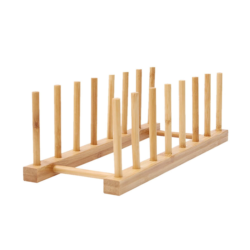 Young Shiny Escorredor De Louça Bambu Para Pratos